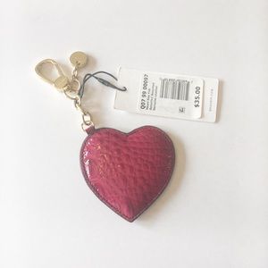 Brahmin heart keychain NWT